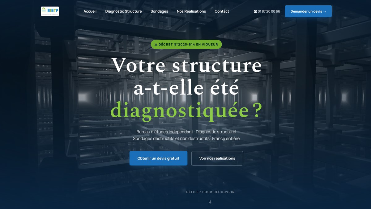 Diagnostics structure